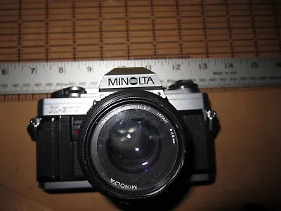 Minolta X-370 35mm SLR Film Camera W/ 50mm 1:1.7 Lens - Works Great • $65.50