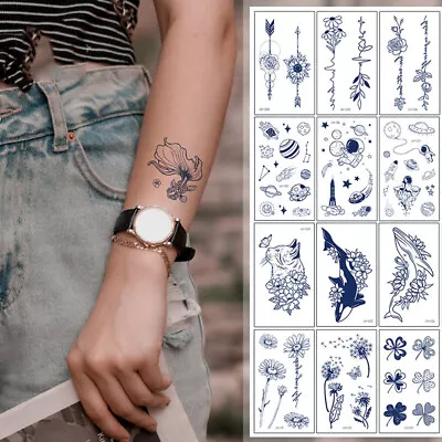 Aem Hand Small Tattoo Stickers Juice Tattoo Stickers Body Art Waterproof # • $1.54