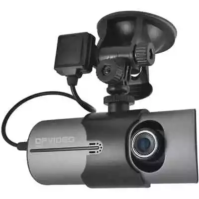 DP Video DVR140 Dual Camera DashCam With GPS And Looped Recording • $29.99