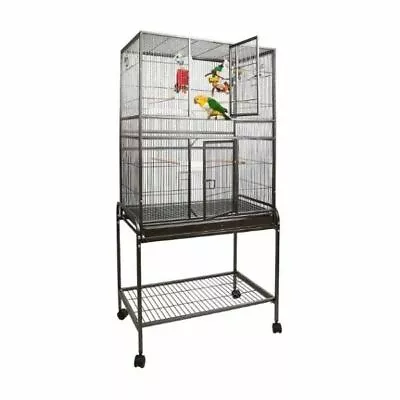 Liberta Flight Bird Budgies Finches & Small Parrot Cage 2 21cm Bowls • £197.84