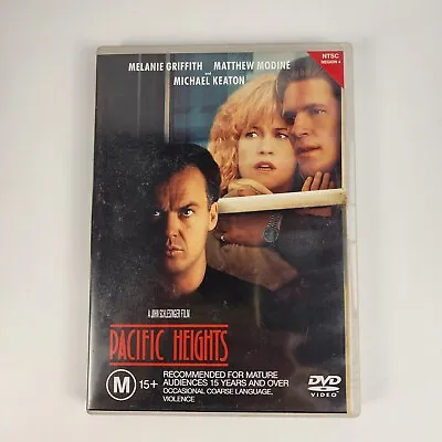 Pacific Heights DVD 1990 Michael Keaton Thriller  Rated MA15+ Region 4 • $6.13