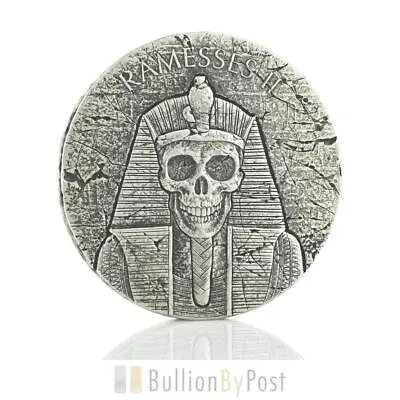 Egyptian Relics Pharaoh Ramesses II - After Life - 2oz Silver Coin • £86.01