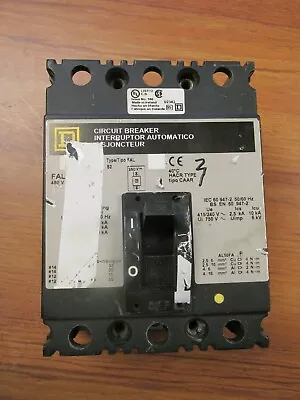Square D Circuit Breaker 3p 30a Cat# Fal36030 (chipped)... Vc-54b • $40