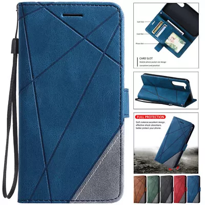 For Samsung S24 Ultra S23 FE S22 S21 Plus Wallet Case Flip Leather Stand Cover • $12.59