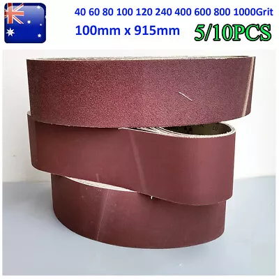 Sanding Belts 100mm X 915mm 914mm 4  X 36  40 60 80 - 1000 Grit File Belt Sander • $20.99