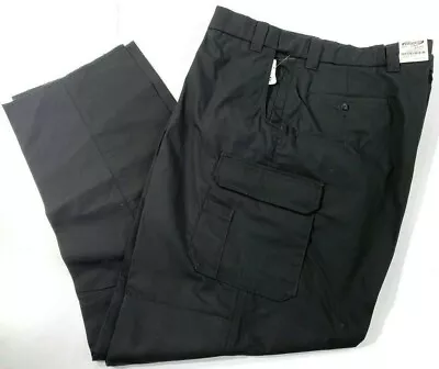 $29 • Buy NEW ELBECO MENS 48x36 RIPSTOP ADU CARGO PANTS E5700R BLACK UNHEMMED