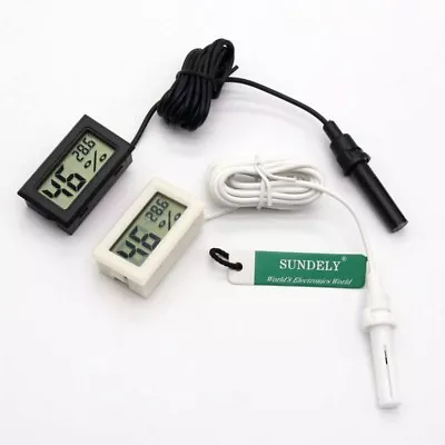 Mini LCD Digital Incubator Egg Hatching Sensor Humidity Hygrometer Meter • $19.26