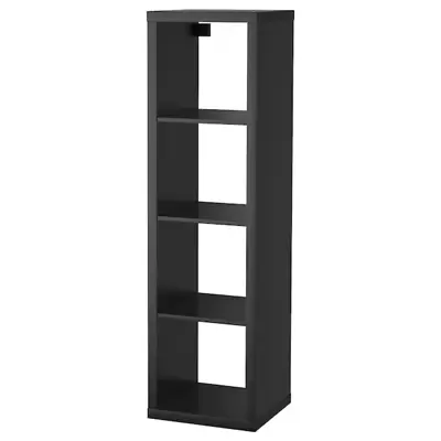 IKEA KALLAX Shelving Unit Storage Bookcase Shelving Unit Black-brown 42x147 Cm • £99.99