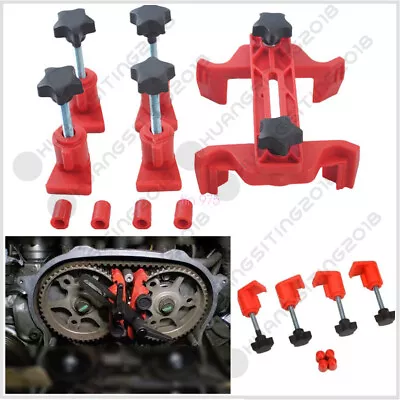 Universal 5Pcs Cam Camshaft Lock Holder Car Engine Cam Timing Locking Tool Set • $27.61