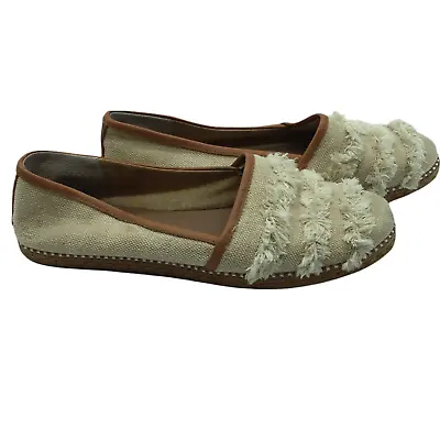 Ellen Degeneres Slip-on Flats Shoes Women Nolana Woven Fabric Rubber Sole Size 9 • $23.65