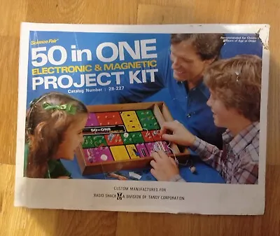 Science Fair Tandy 50 In One Electronic Magnetic Project Kit INSTRUCTIONS ONLY. • £3.99