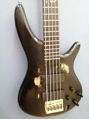 IBANEZ K5 5 String Bass Black Electric Bass Guitar Free Shipping From Japan • $770