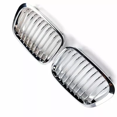 Chrome Kidney Grille Grill For BMW E46 98-01 320i 323i 325i 328i 330i 4Door AS • $31.99