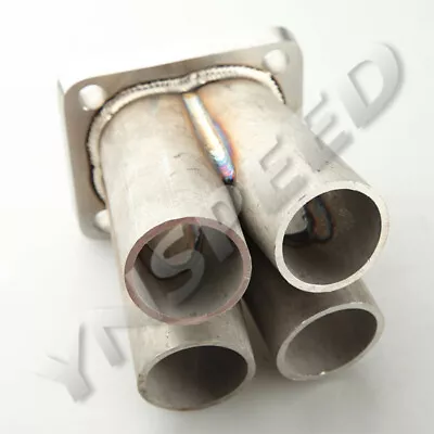 Stainless Steel Manifold Header 4 Cylinder Merge Collector T4 Turbo Inlet Flange • $58.50