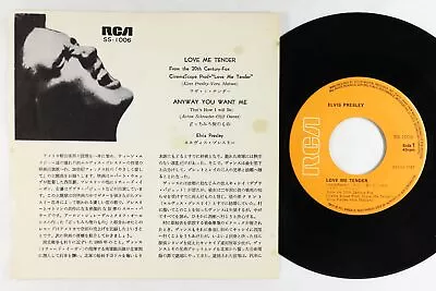 Elvis Presley Picture Sleeve 45 - Love Me Tender - RCA Victor Japan • $8