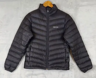 Marmot Women's 800 Fill Black Goose Down Puffer Jacket - Size Small • $34.99