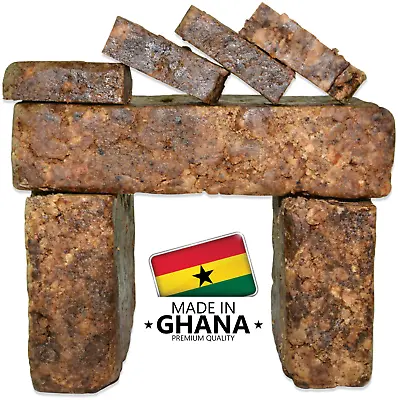 Raw African Black Soap Bar 100% Pure Natural Organic From Ghana Bulk Wholesale • $321.95