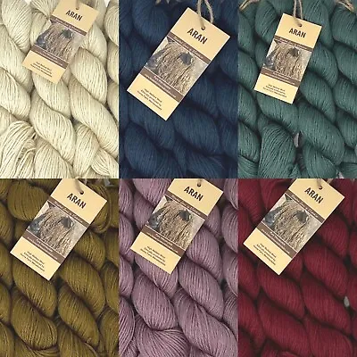 500g Pack Pure Wensleydale Aran Knitting Wool • £60