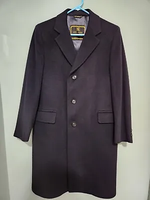 Vintage Brookstreet Raleigh's Washington 100% Cashmere Coat Black Size M - L • $69