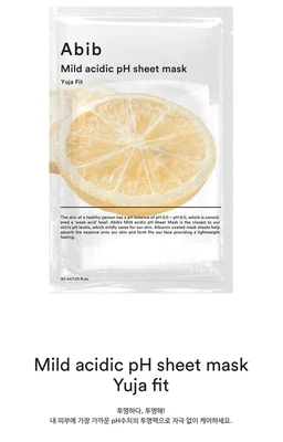 $21.90 • Buy [Abib] Mild Acidic PH Sheet Mask Yuja Fit 5 SHEETS NEWIEST VERSION
