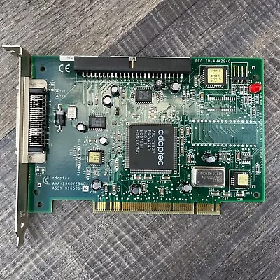 Adaptec AHA-2940/2940U Ultra Wide SCSI PCI Controller Card 916506-02 • £30