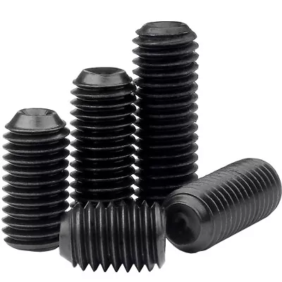 1/4-28 - Socket Set Screws Cup Point - Alloy Steel Black Oxide SAE Fine Thread • $6.20