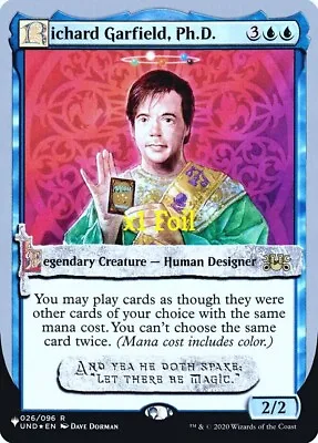 MTG Foil The List PLIST Richard Garfield Ph.D. MINT • $4.75