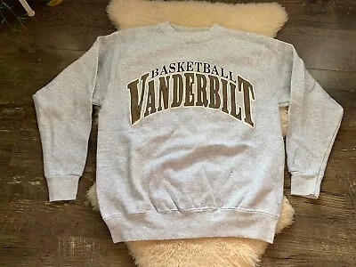 Vintage 1990’s Vanderbilt Basketball Sweatshirt Men’s Crewneck Sports College • $17.50