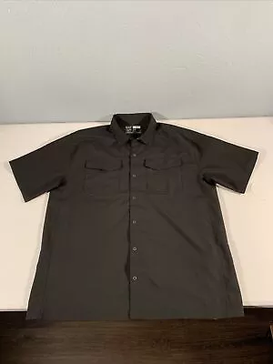 Men's 5.11 Tactical Short Sleeve Snap Button Front  Shirt Sz L • $19.99