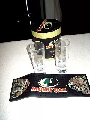 Mossy Oak Shot Glasses Gift Set Model# MO-68703 W/ Beverage Mat  • $15.99