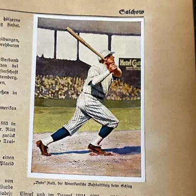 Babe Ruth - 1932 Handbuch Des Sports Sanella Margarine Book Complete Set 112 • $999