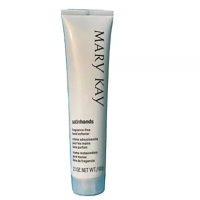 New Mary Kay Satin Hands Fragrance Free Hand Softener Full Size 2.1 Oz Fast Ship • $17.95