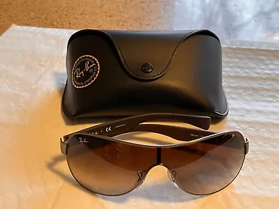 $39.99 • Buy Ray-Ban RB3471 029/13 Pilot Wrap Hybrid Sunglasses Matte Gunmetal Brown Lens
