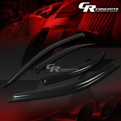 Smoke Tint Window Visor/wind Deflector Vent Rain Shade For 03-07 Mazda 6/mps Gg • $38.99