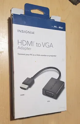 Insignia HDMI To VGA Adapter For Mac & Windows Laptops Desktops • $6