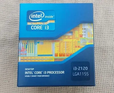 Intel Core I3-2120 Dual-Core Processor 3.3 GHz 3 MB Cache LGA 1155 - BX80623I321 • $40