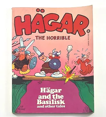 Hagar The Horrible And The Basilisk Vintage Paperback Dik Browne Comic Book • $8.99