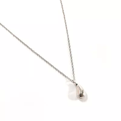 TIFFANY&Co. Necklace Teardrop Elsa Peretti Pt950 Jewelry Accessory Women • $570.40