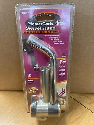 New MASTER LOCK 2866DAT Swivel Head Receiver Lock 1/2 And 5/8 In (C54) • $15