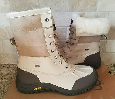 UGG Adirondack II Sand Waterproof Leather Fur Snow Boots Size US 5 Women • $152.99