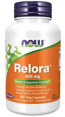 NOW Foods Relora 300 Mg 120 Veg Caps Stress & Appetite Control • $22.99