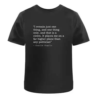 Charlie Chaplin Quote Men's / Women's Cotton T-Shirts (TA048183) • £11.99