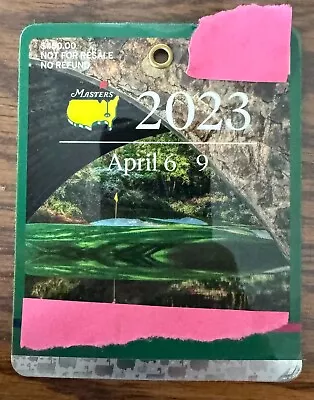 1-2023 Used Masters Golf Badge~rare Ticket~excellent Condition!  Lowest Price!!! • $95