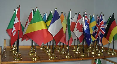 £3.49 • Buy World Flag Table Flags - Large Great Quality Country National International