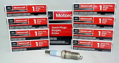 Set Of 8 Genuine Motorcraft Platinum Spark Plugs SP-493X AGSF32PMX • $37.49