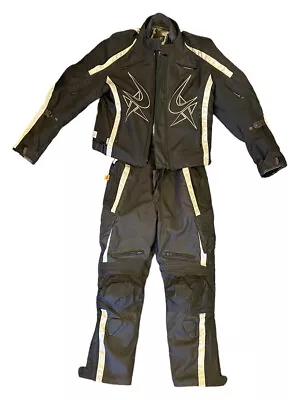 Frank Thomas Aqua Pore Motorcycle Suit. Padded. Black. Size XL • $50