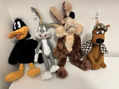 Looney Tunes Bugs Bunny Wile E Coyote Daffy Duck 1997 Plush ACE Stuffed Animal • $25