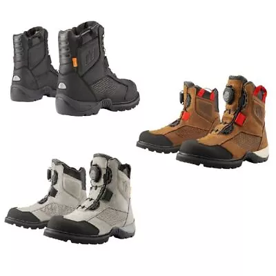 2024 Icon Stormhawk Waterproof Street Motorcycle Boots - Pick Color & Size • $185