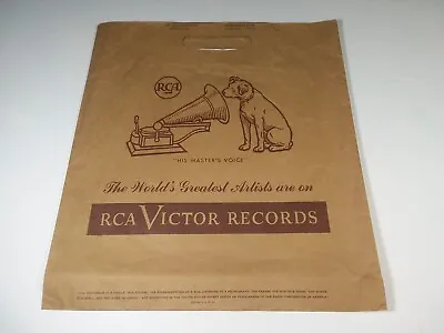 RCA Victor - Record Store Paper Sack Bag - 78rpm • $7.37