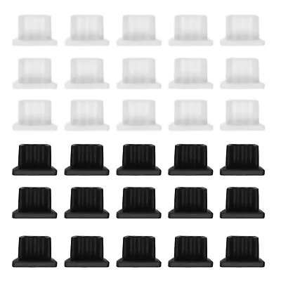 50PCS Silicone Micro USB Port Caps Covers Anti Dust Plugs Protector Stopper • £8.29